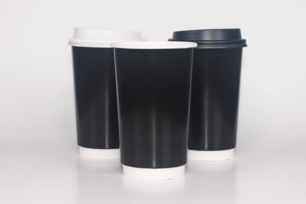 Kraft Bardak Siyah 16oz